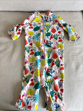 baby Boden Sun Safe Surfsuit Rashguard Multicolor Baby 9-12M